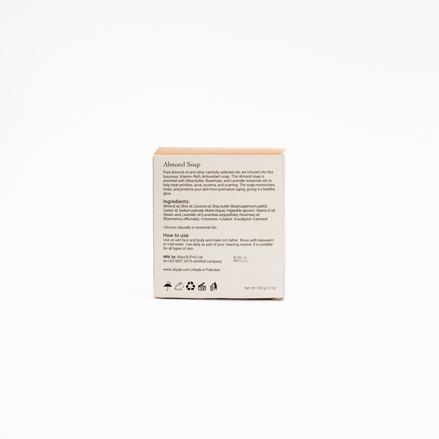 Almond Soap - Moisturize & Purify Skin (100 g)