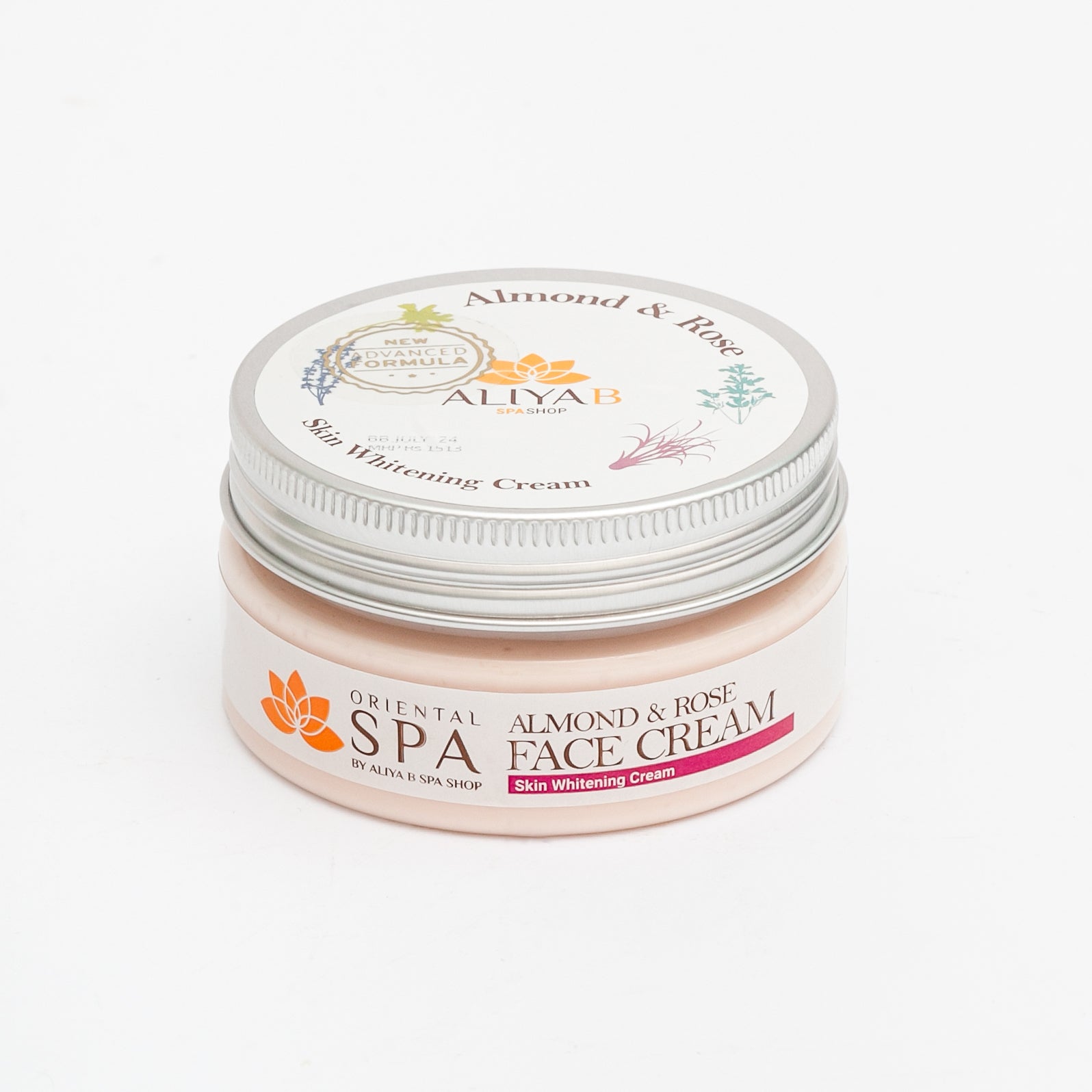 Skin Whitening Cream - Almond and Rose (80g)