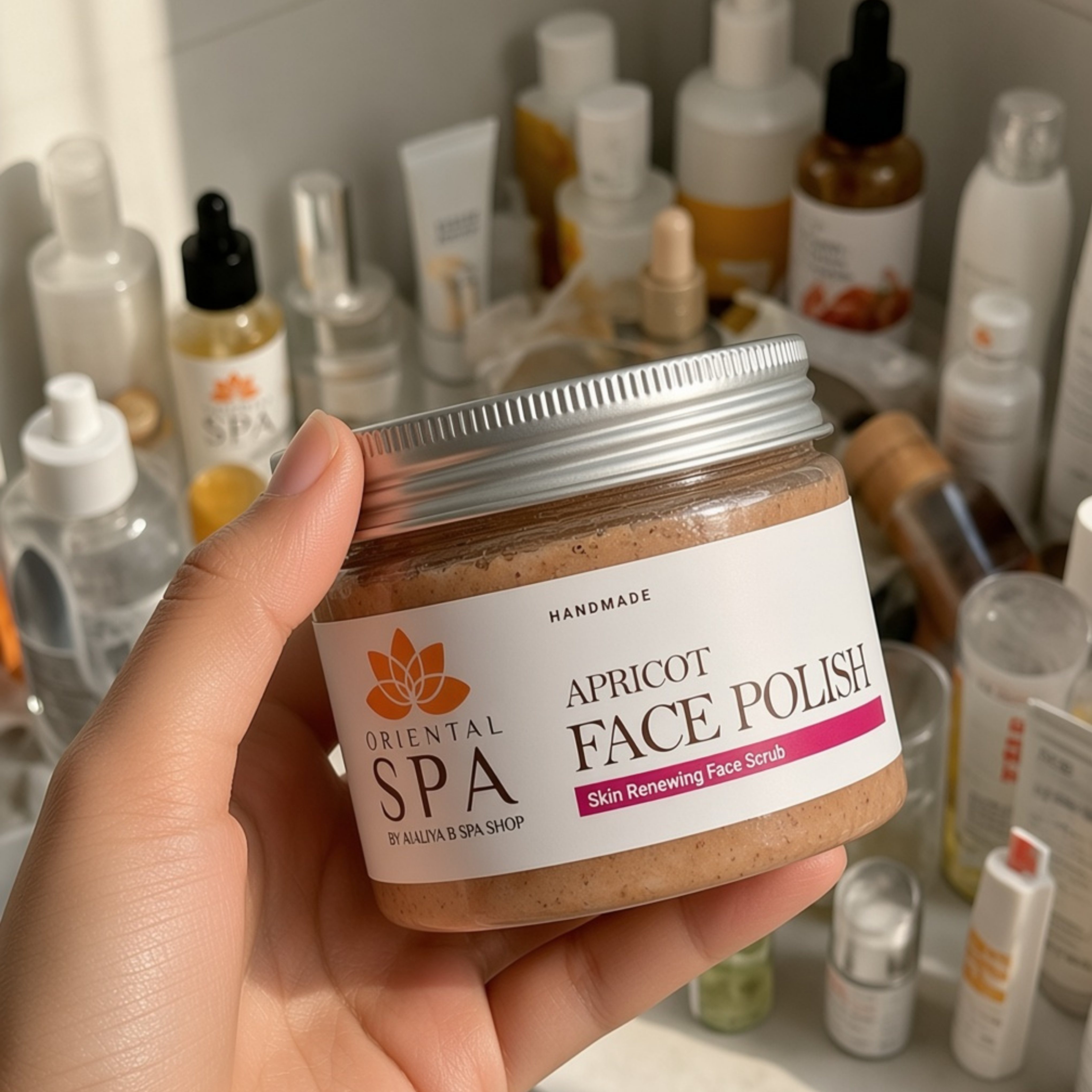 Apricot Face Polish with Essential Oils (150g)