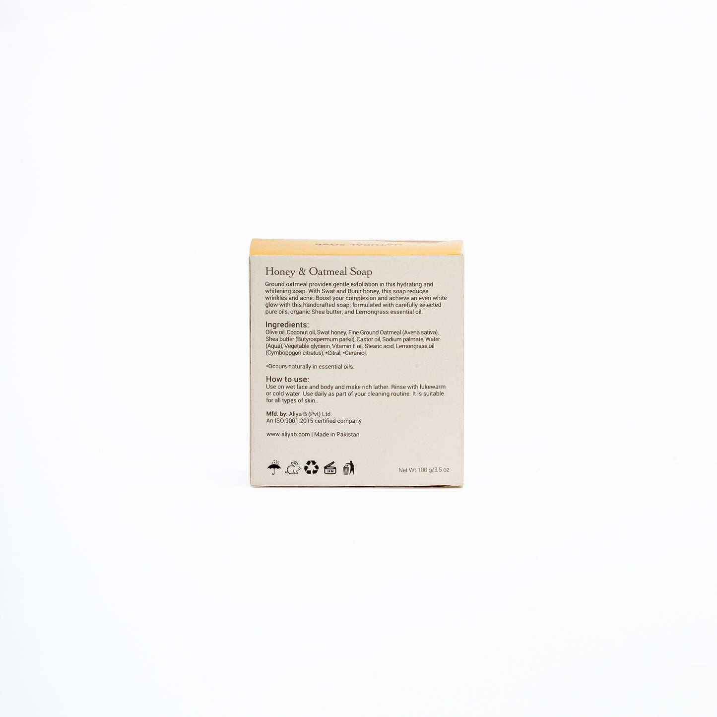 Honey & Oatmeal Soap: Nourishing Cleanser (100g)
